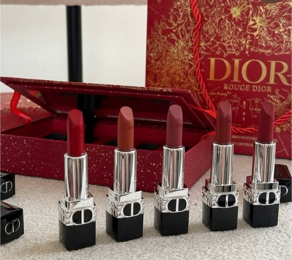 DIOR – 5 Piece Velvet Lipstick Set