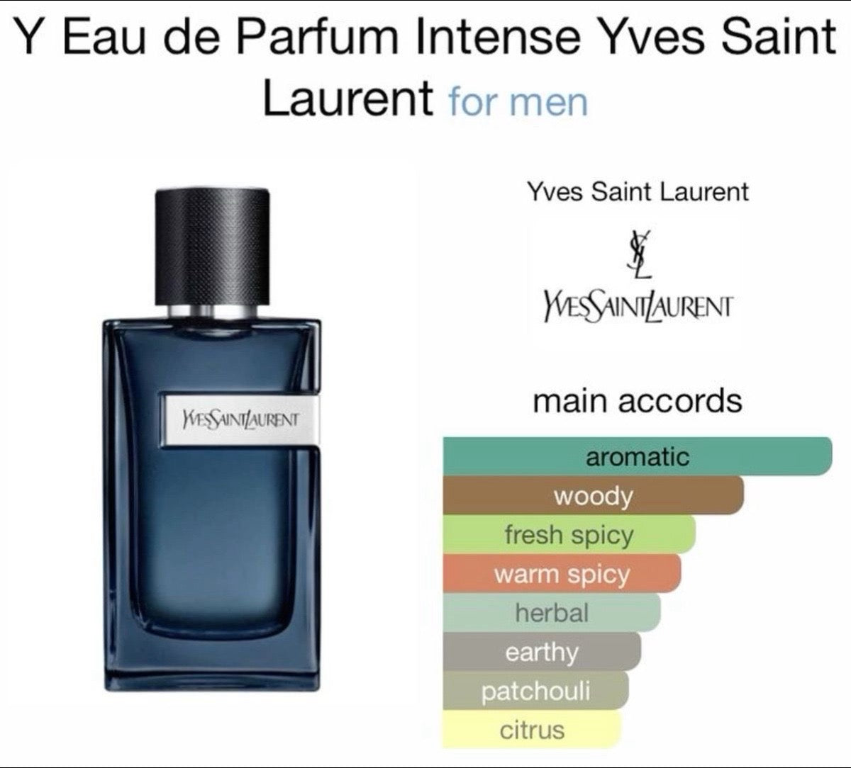 Yves Saint Laurent Y Eau de Parfum – 100ml